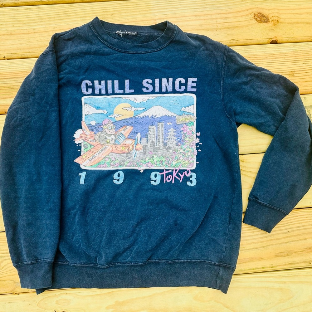 Brandy Melville Crewneck Sweatshirt - Retro!